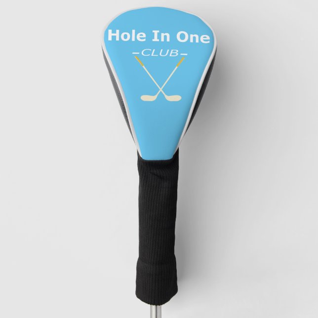 Hole In One Club Golf Golf Head Cover (Front)