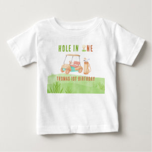 Hole In One First Birthday Party Baby T-Shirt