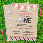 Hole In One Girls Golf 1st Birthday Par-tee Invitation<br><div class="desc">Celebrate in style with these trendy birthday invitations. The design is easy to personalize with your special event wording and your guests will be thrilled when they receive these fabulous invites.</div>