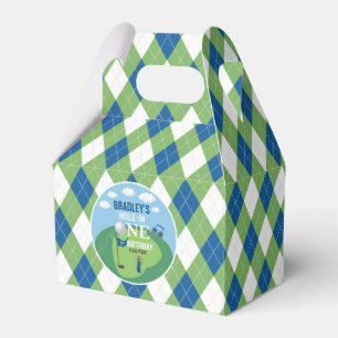 Hole In One Golf 1st Birthday Party Favor Box
