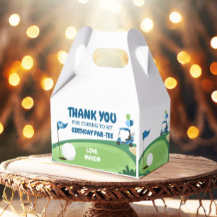 Hole In One Golf Boy First Birthday Par-Tee Favor Box