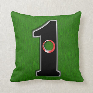 Hole in One Golf Humour Throw Pillow