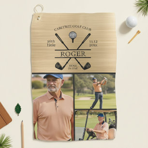 Hole In One Golfer 3 Photo Golf Towel