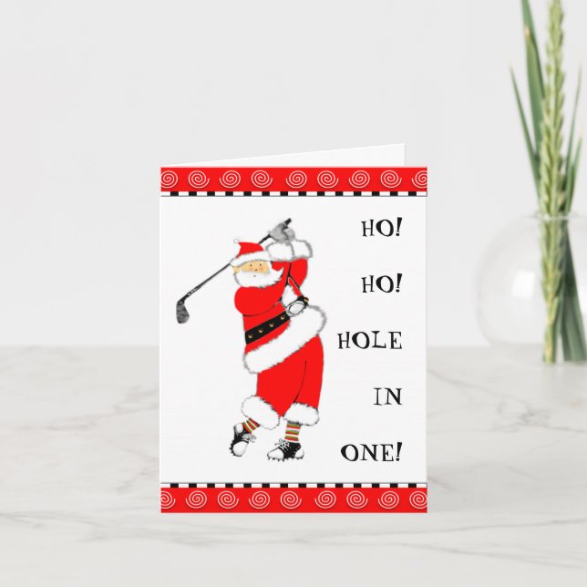 Hole In One Holiday Card (Front)