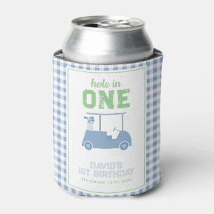 Hole in One Par Tee Boy 1st Birthday Can Cooler