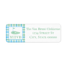 Hole-In One Return Address Label