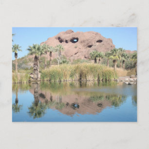Hole in the Rock Arizona Desert Landmark Photo Postcard