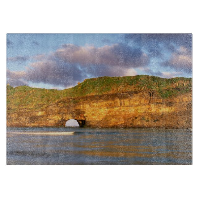 Hole In The Wall On The Wild Coast Cutting Board (Front)