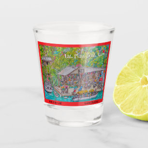 Hole in the Wall shot glass