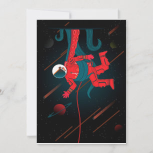  Hole Octopu  Holiday Card