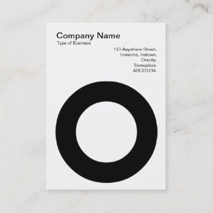 Holed Circle Business Card