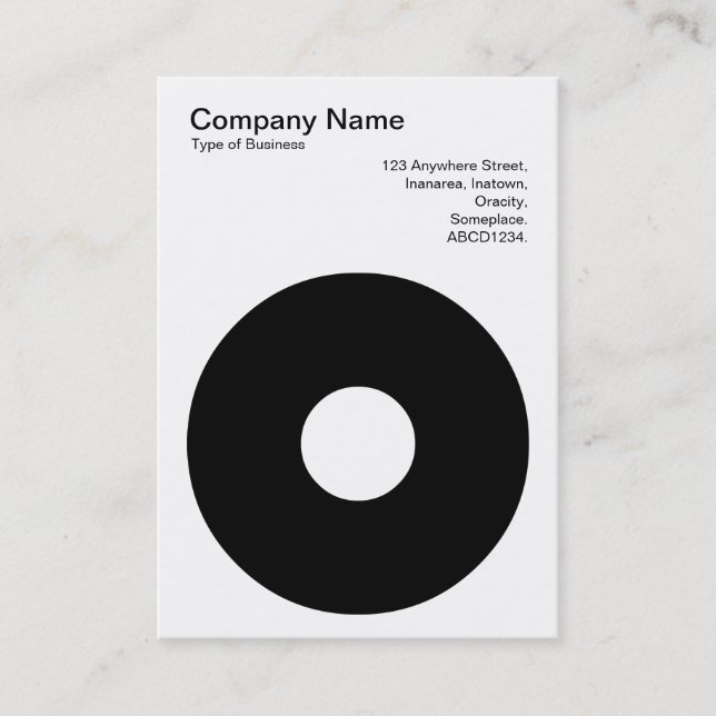 Holed Circle II Business Card (Front)