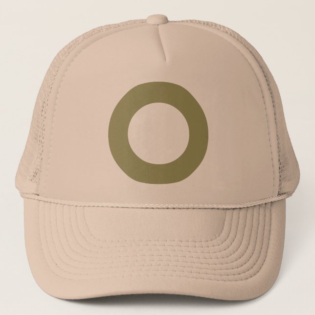 Holed Circle Trucker Hat (Front)