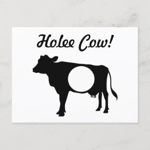Holee Cow Postcard
