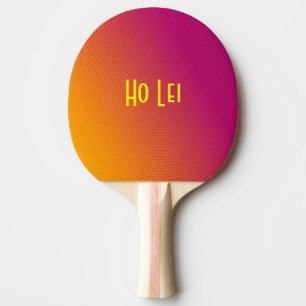 HoLei Raspberry & Orange Ping Pong Paddle