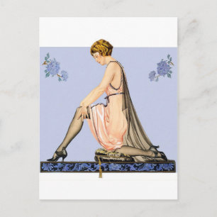Holeproof Hosiery ad print Postcard