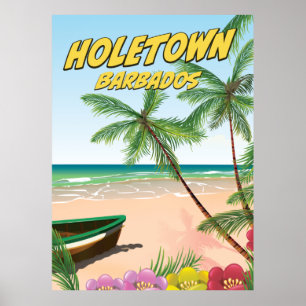 Holetown Barbados Poster