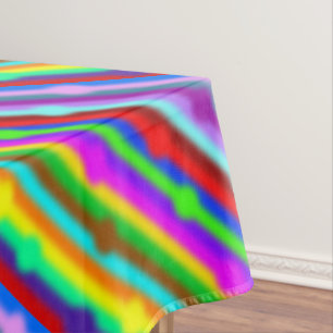 HOLI coloured Stripes dots soft pattern + your Tablecloth