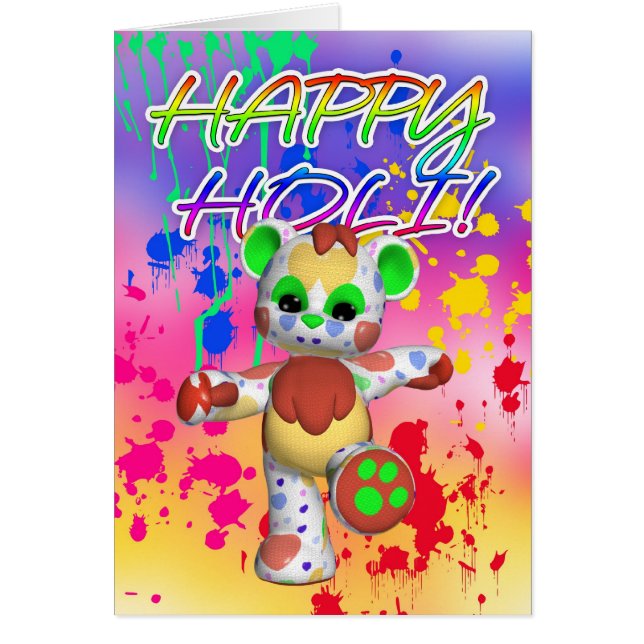 Holi Festival Of Colour - Paint Splashes (Front)