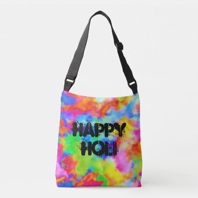 HOLI Festival of Colours - splashes I + your ideas Crossbody Bag (Front)