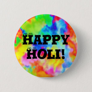 HOLI Festival of Colours + your ideas 2 Inch Round Button