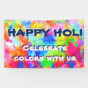 HOLI Festival of Colours + your ideas Banner