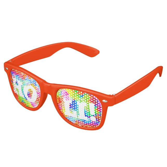 HOLI Festival of Colours + your ideas Retro Sunglasses (Angled)