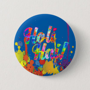 Holi Hai! - Spread the Holi Message 2 Inch Round Button