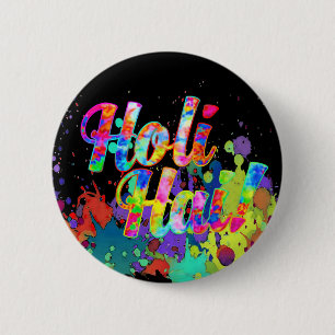 Holi Hai! - Spread the Holi Message 2 Inch Round Button