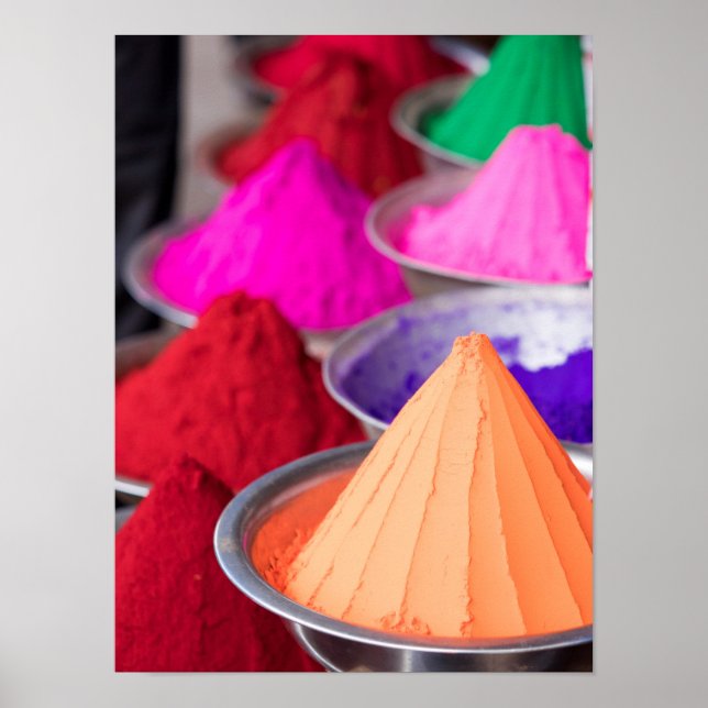 Holi Powder Paint Poster (Front)