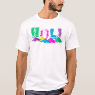 Holi with Piles of Colourful Powders T-Shirt