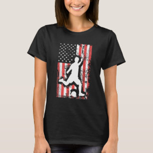 HOLIDAY 365 Soccer US Grunge Flag American 4th of  T-Shirt