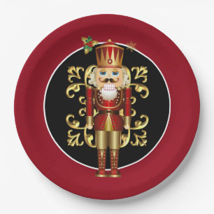 Holiday 9" Paper Plates-Nutcracker Paper Plate