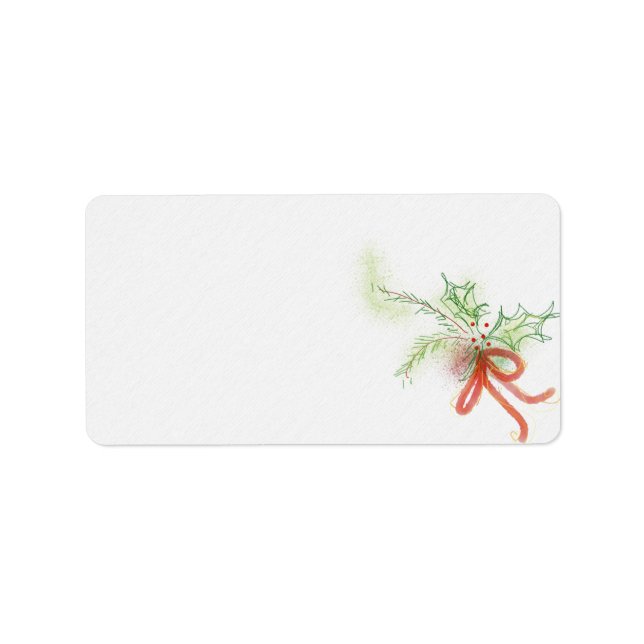 Holiday address labels (Front)