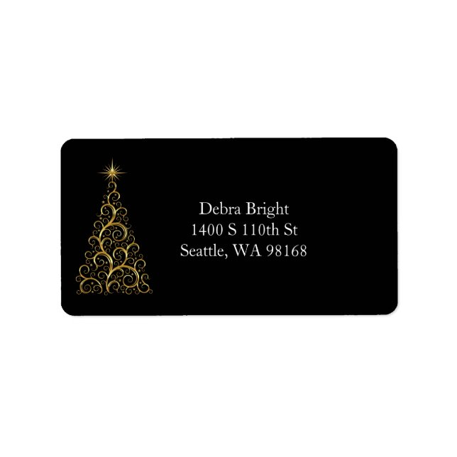 Holiday Address Labels (Front)