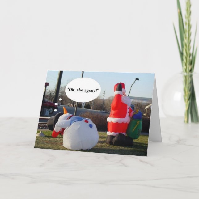 Holiday Agony Card (Front)