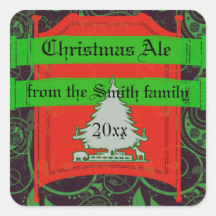 Holiday Ale, Beer and Brew Labels