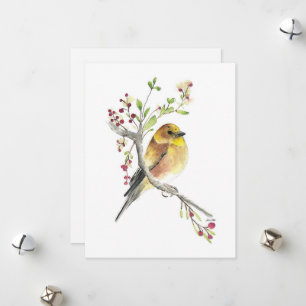 Holiday American Goldfinch Bird