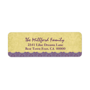 Holiday Antique Gold Coloured Printed Lace Family