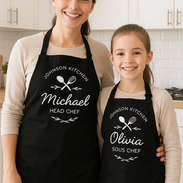 Holiday Apron Set for Mom and Girl/Boy (Creator Uploaded)