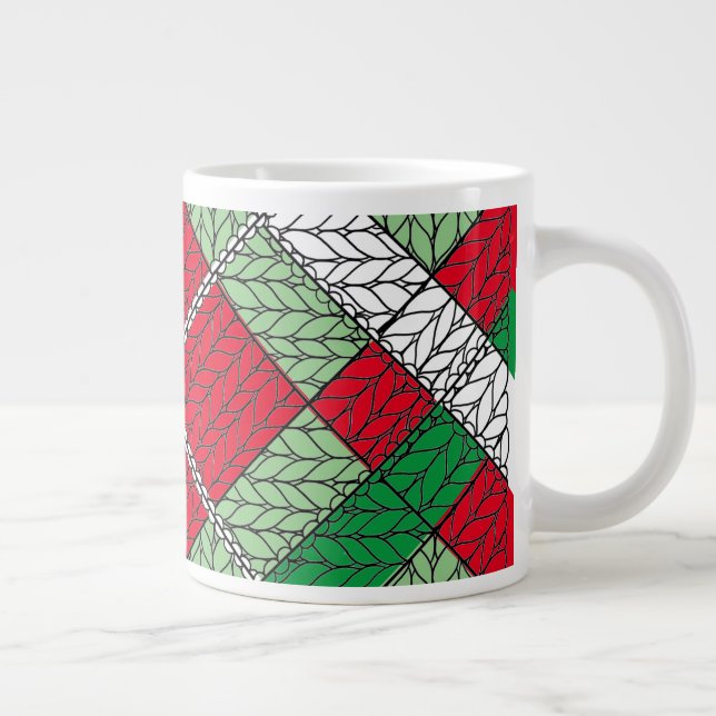 HOLIDAY ARGYLE KNIT Big Mug (Right)