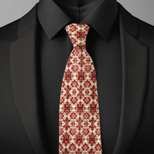 Holiday Argyle Pattern Necktie