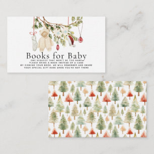 Holiday Baby Clothes Laundry Book Request Enclosure Card