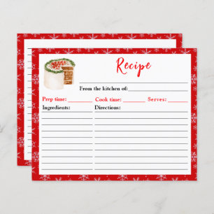 Holiday Baking Christmas Cake Recipe