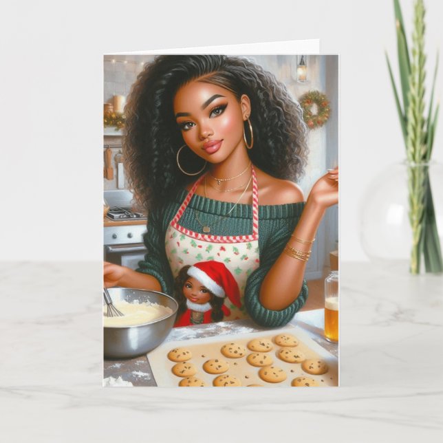 Holiday Baking Christmas Card (Front)