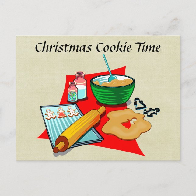 Holiday Baking Christmas Cookies Ingredients Baker (Front)