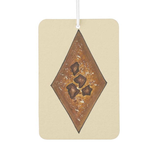 Holiday Baking Cinnamon Sand Tart Christmas Cookie Air Freshener (Front)