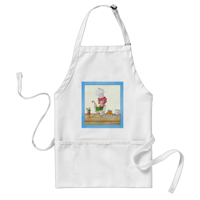 Holiday Baking Elf  Apron (Front)