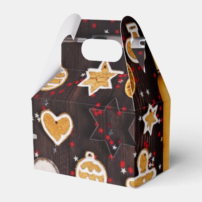 Holiday Baking Gable Favor Box (Front Side)