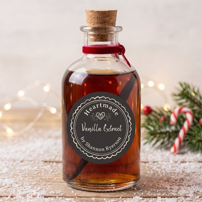 Holiday Baking Gift  Classic Round Sticker (Creator Uploaded)